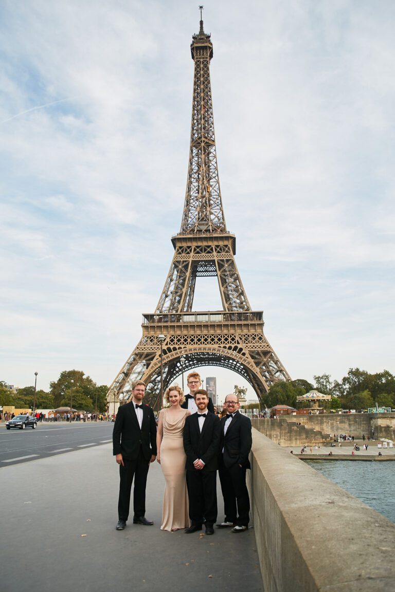 Corporate event band performing at The Eiffel Tower, Paris