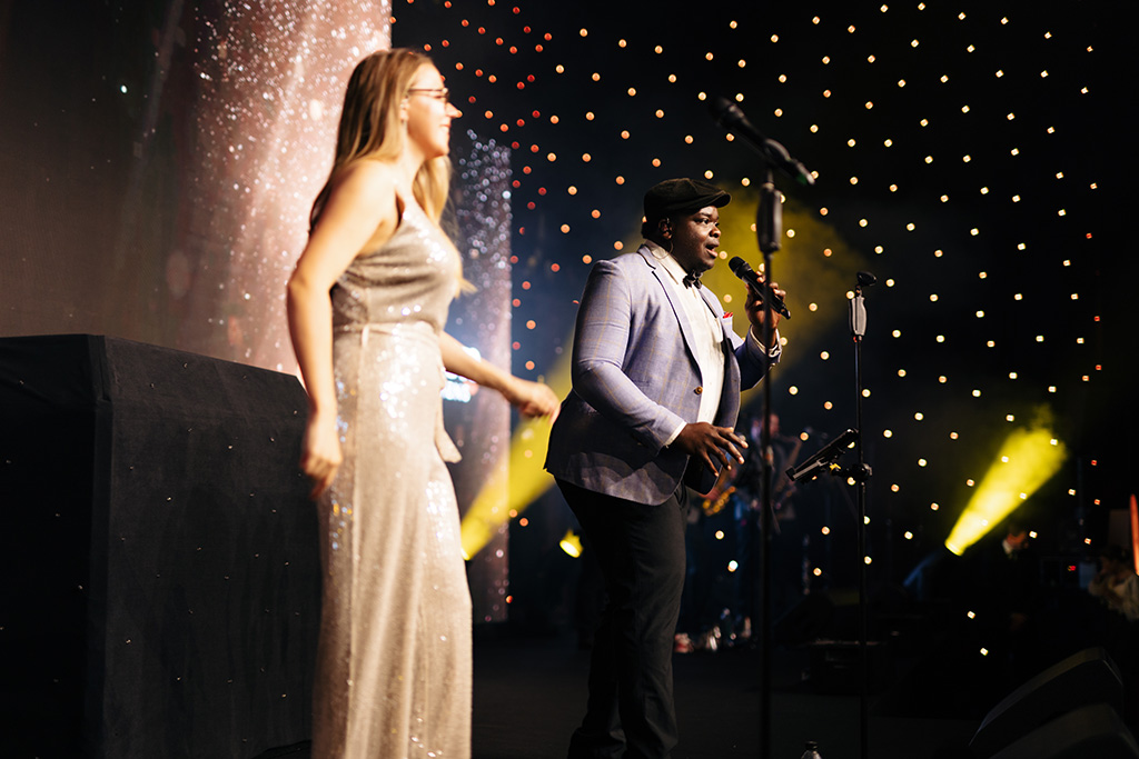 Live swing, soul and pop band providing corporate event entertainment and award ceremony stings