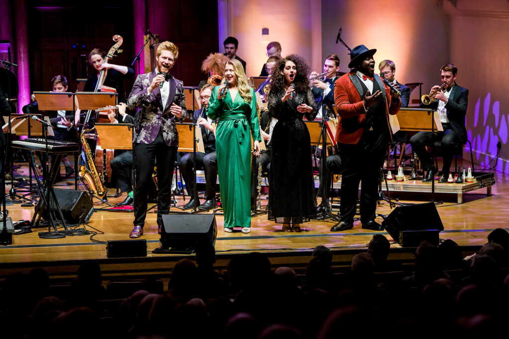 The Down for the Count Orchestra live at Cadogan Hall, conducted by Mike Paul-Smith