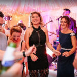 A wedding reception with live music from Mike Paul-Smith Music's party band The Get Downs