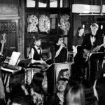 The Get Downs from Mike Paul-Smith Music providing live swing and soul music at The St. Pancras Renaissance Hotel New Year's Eve Party, 2015